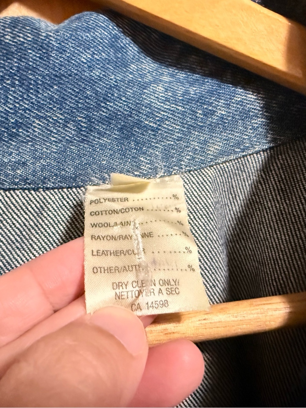 Rare Vintage 80s Denim Jacket with Pink Leather Accents - Picture 9 of 12